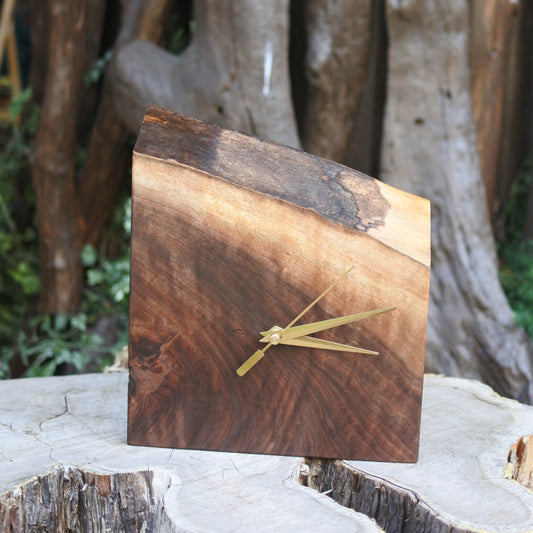 ウォールナット|一枚板時計