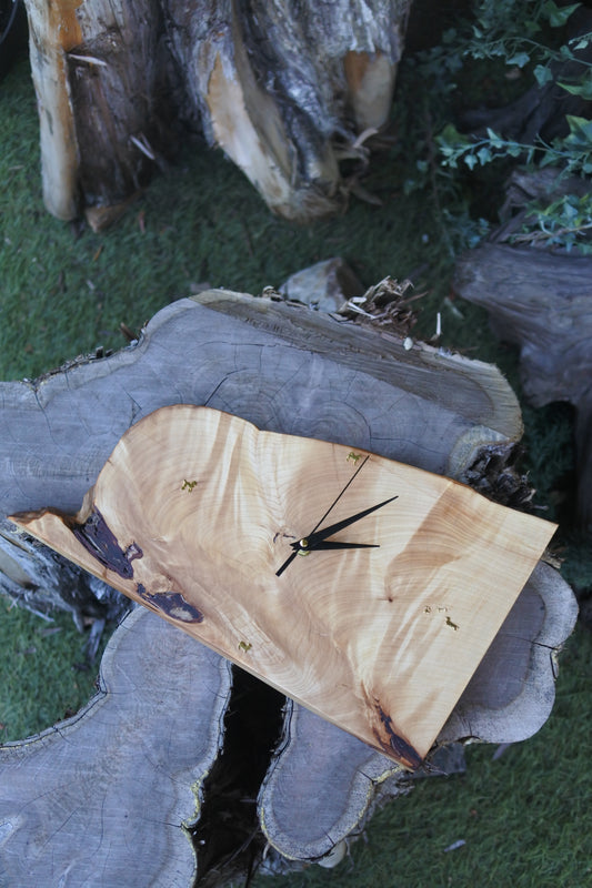 イチョウ|一枚板時計