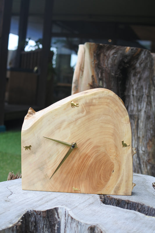 イチョウ|一枚板時計