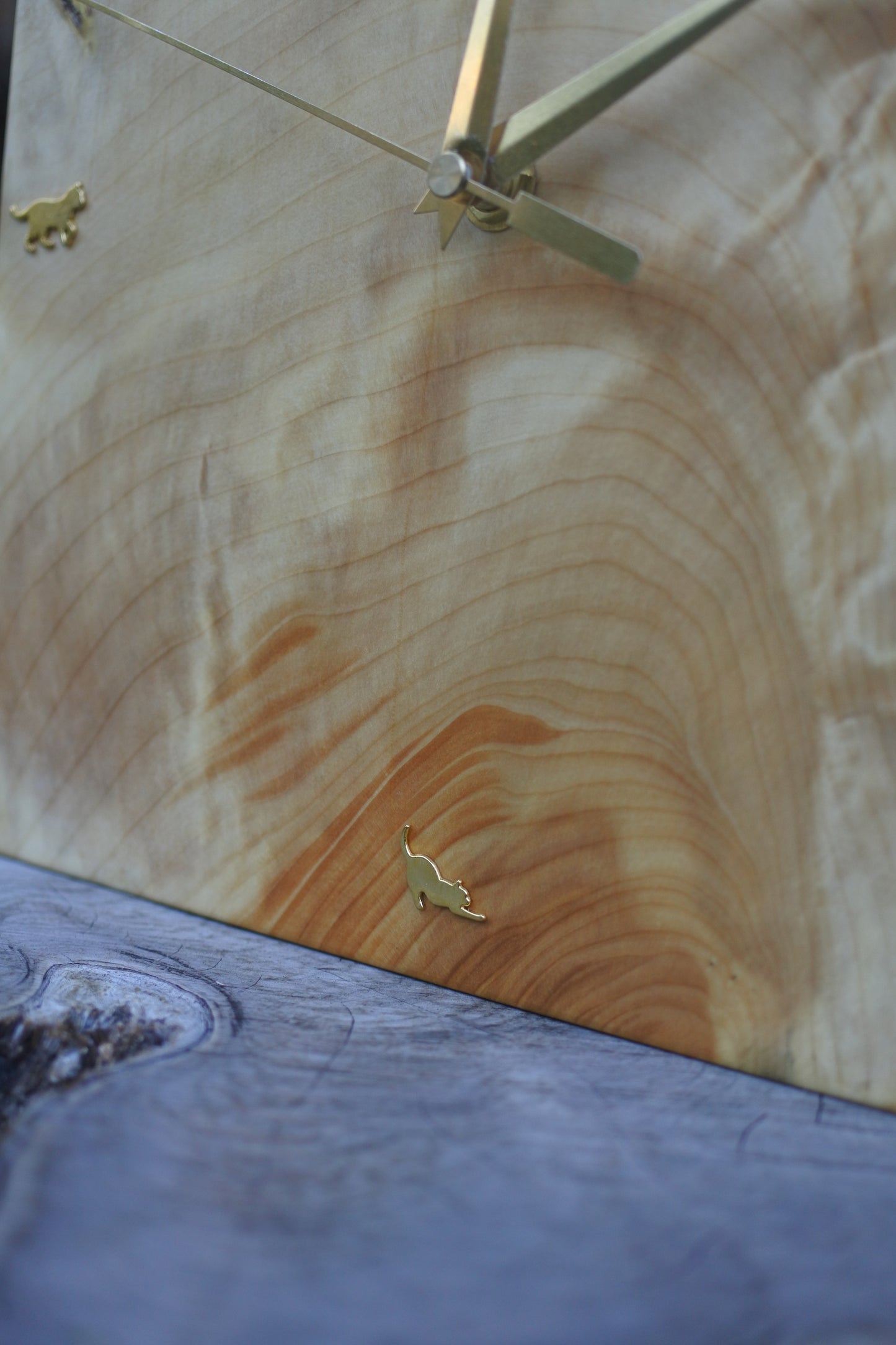 イチョウ｜一枚板時計