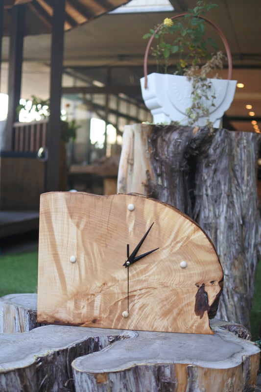 イチョウ|一枚板時計