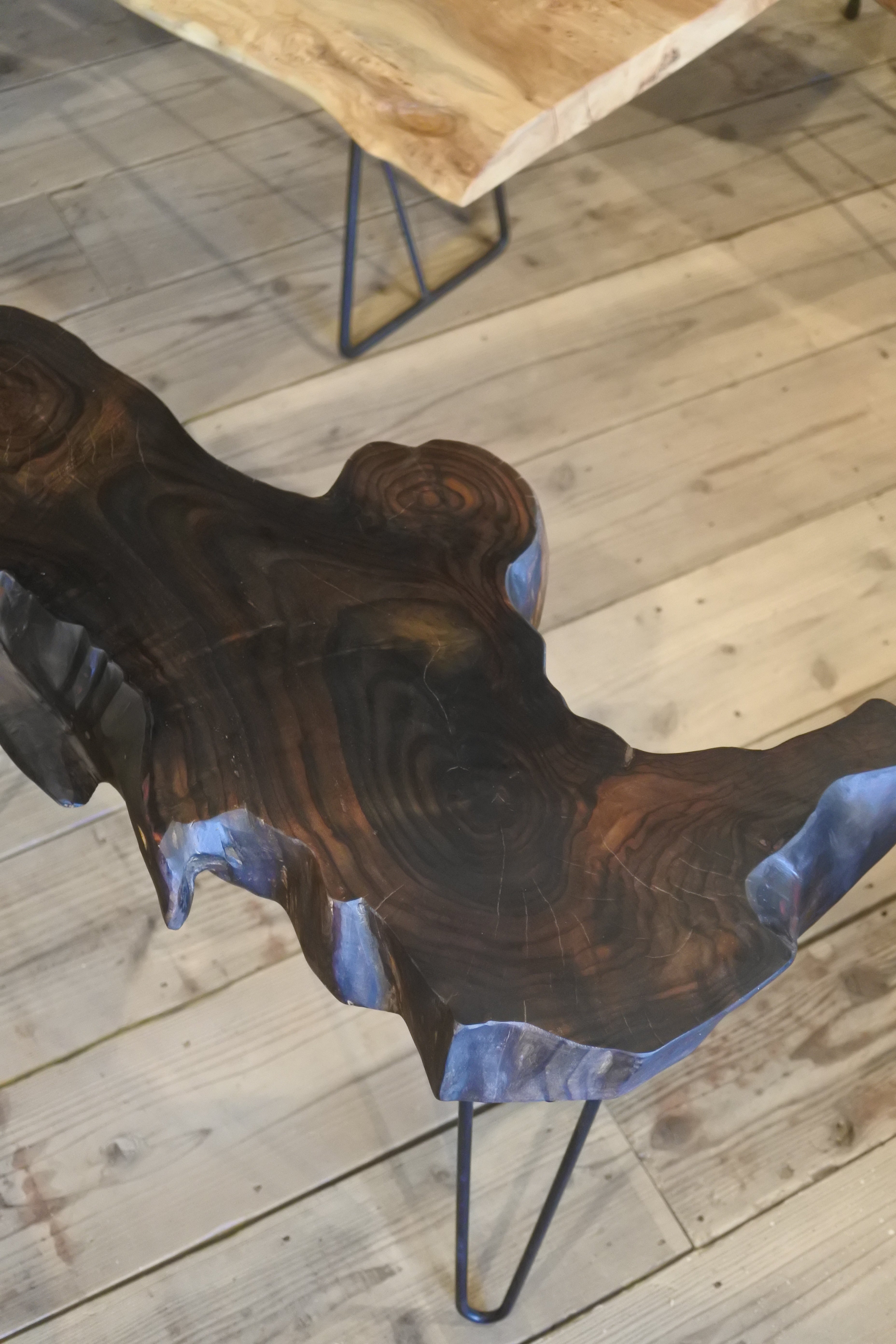 激安セール！送料込み　ケヤキ　テーブル　神代　無垢材　番号26 送料込み ケヤキ テーブル 神代 無垢材 番号26 NO26 欅（ケヤキ）一枚板｜