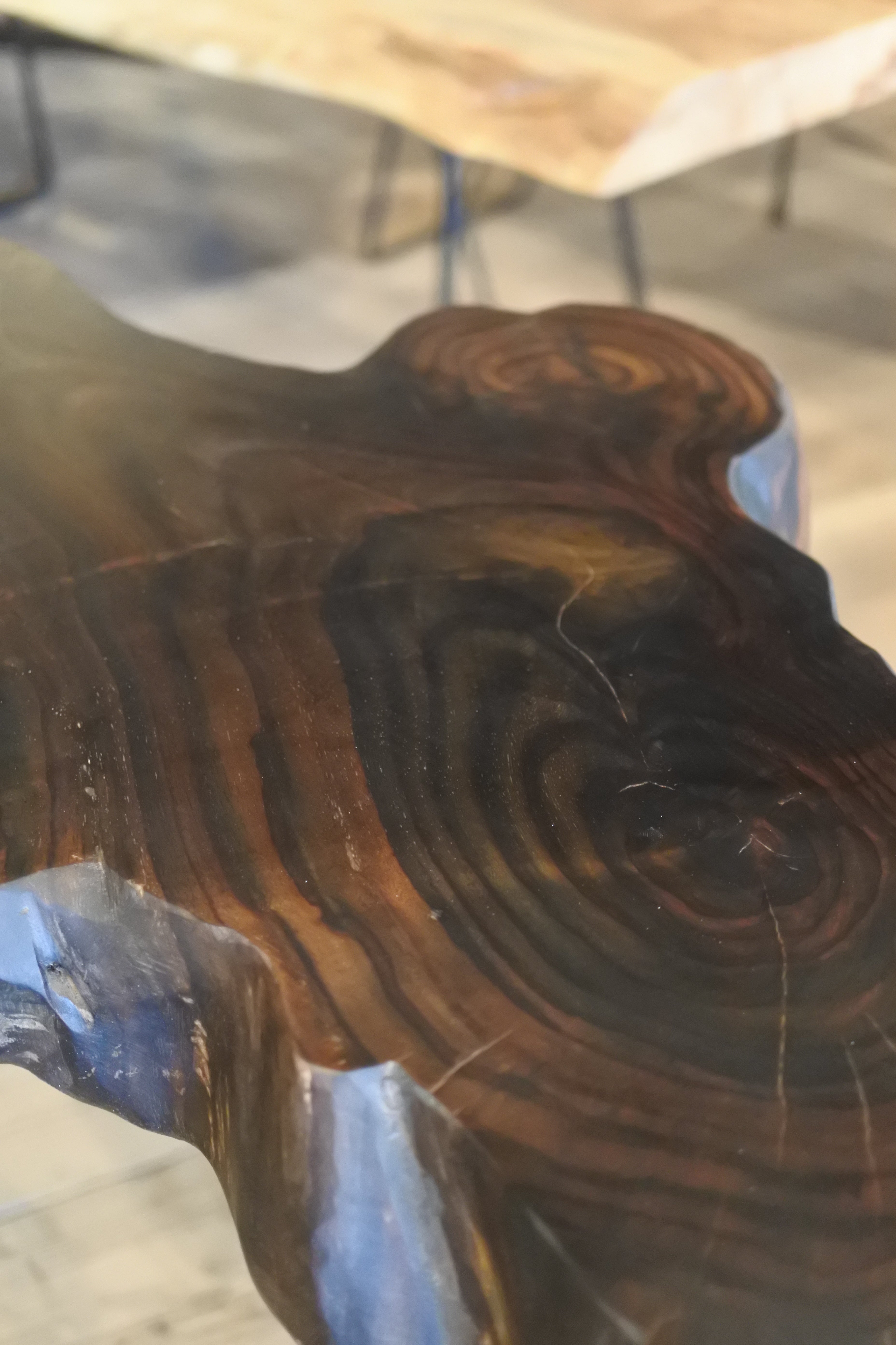 ケヤキ台ミニテーブル Amazon.co.jp: ミニ一枚板（欅） ディスプレイ台 ミニテーブル