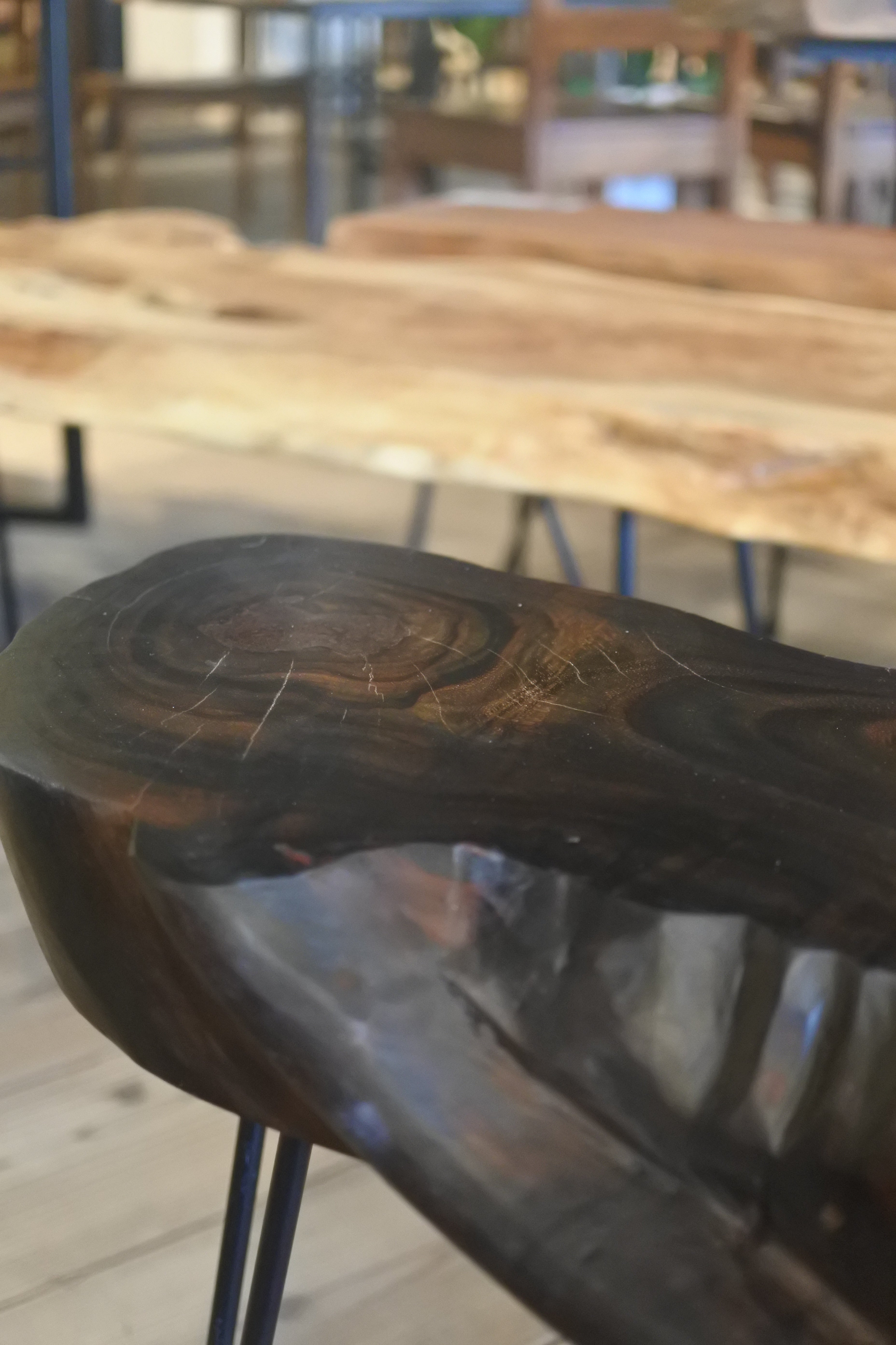 神代ケヤキ｜ミニテーブル – 木の物語工房